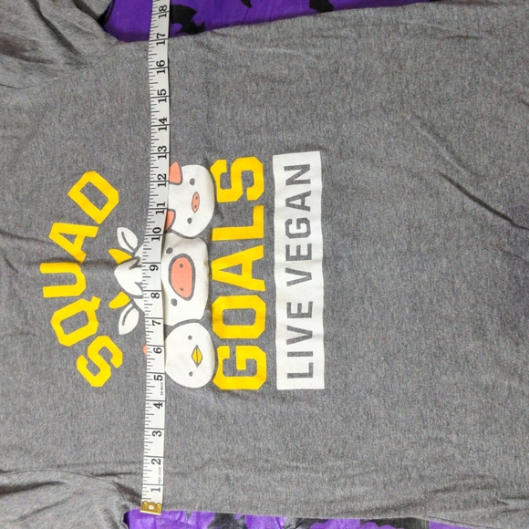💟3 for $10💟PETA Cute Vegan Squad Shirt - Picture 5 of 7